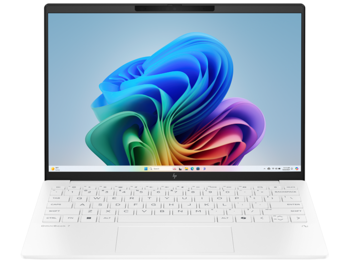 HP OmniBook 7 Aero 13.3 inch Next Gen AI 13-bg1076AU, White + HP 400 Quiet Maple Wireless Mouse + HP Everyday 16-inch Laptop Backpack - 13.3" - White (BU6Z7PA-BN2)