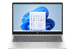 HP Laptop 14 inch 14-ep1038TU, Silver - 14" - Natural silver (DK3V0PA)