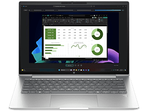 HP ProBook 4 14 inch G1i Notebook AI PC, Silver - 14" - Silver (BX8D5PT)