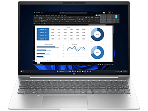 HP ProBook 4 16 inch G1i Notebook AI PC, Silver - 16" - Silver (BX8D4PT)