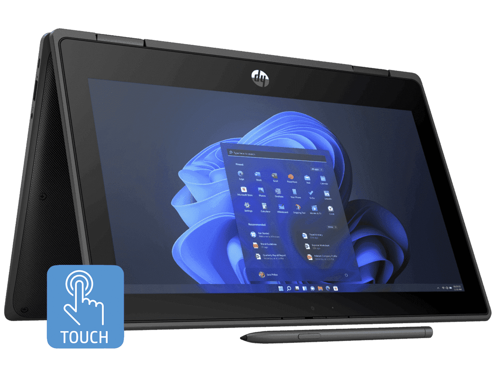 HP Fortis Flip G1i 11 inch Notebook PC, Black - 11.6