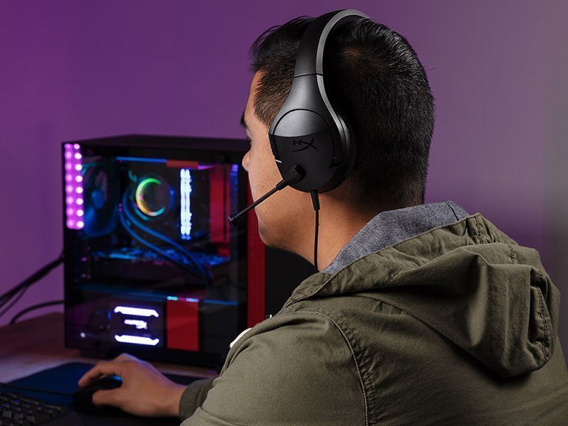 Headphones with Microphone Hyperx Cloud Stinger Core PC Black | Fruugo BH